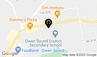 Marlan Towers in Owen Sound map