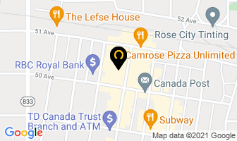 Marlin Travel in Camrose map