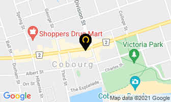 Marlin Travel in Cobourg map