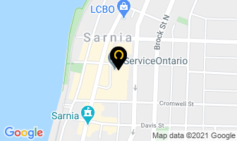 Marsh Tv in Sarnia map