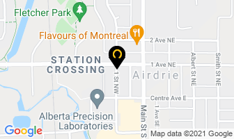 Marshall Todd Alberta Independent Realty in Airdrie map