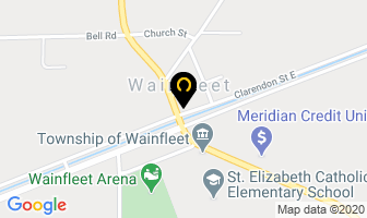 Marshville Chocolates in Wainfleet map