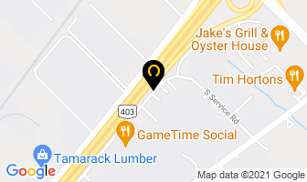 Martel Commercial Realty Brokerage in Burlington map