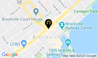 Martel Mortgages in Brockville map