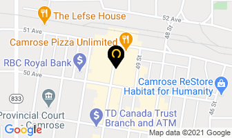 Martha's Music in Camrose map