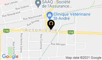 Marthe Gauthier Notaire in Acton Vale map