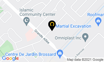 Martial Excavation Inc in Longueuil map