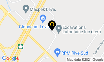 Martineau Marcel Electr Inc in Levis map