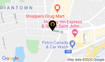 Martin's Crane Rental in Saint John map