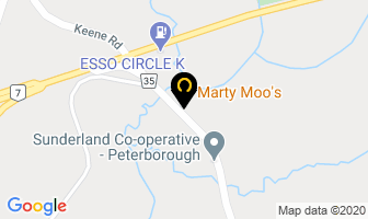 Marty Moo's in Peterborough map