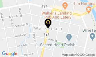 Marty's Contracting in Walkerton map