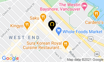 Marutama Food Services Ltd in Vancouver map