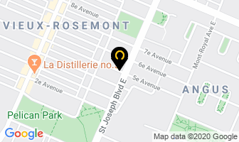 Maryse Bisson in Montreal map
