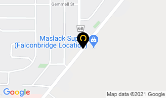 Maslack Supply in Sudbury map