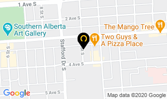 Masonic Hall Co Of Lethbridge in Lethbridge map