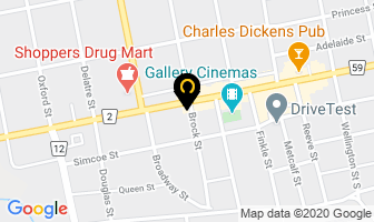 Masonic Temple in Woodstock map