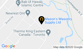 Mason's Masonry Supply Ltd in Mississauga map