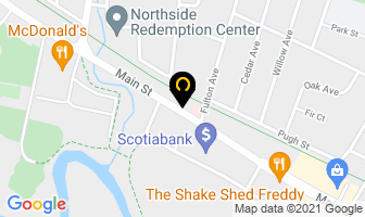 Massage For Life in Fredericton map
