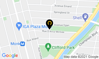 Massages Soin Narayan in Montreal map