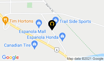 Massey Septic Service in Espanola map