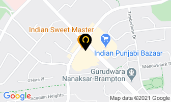Masters Celebration in Brampton map