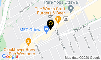 Masters N Dogs in Guelph map