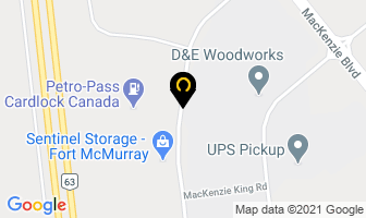 Matco Moving Solutions in Fort McMurray map