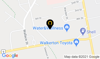 Matcrete Contracting in Walkerton map