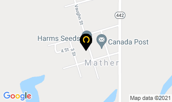 Mather General Store in Roblin map