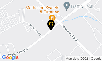 Matheson Sweets & Catering Ltd in Mississauga map