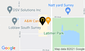 Matrix Contracting Inc in Surrey map