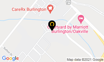 Matrix Marketing Concepts in Burlington map
