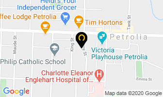 Matteo's Pizzeria in Petrolia map