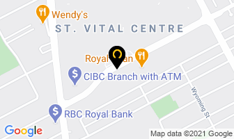 Matthew Solvason Chartered Accountant in Winnipeg map