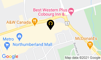 Matthews Media in Cobourg map