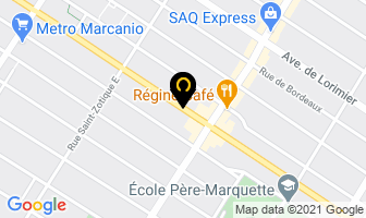 Mattress Liquidation Center in Montreal map