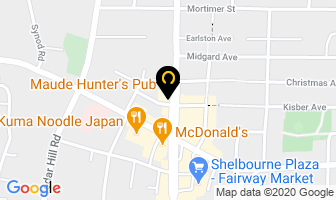 Maude Hunter's Pub in Victoria map