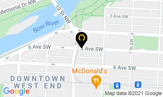 Maverick Media Corporation in Calgary map