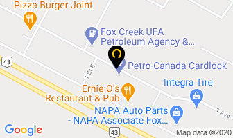 Max Fuel Distributors Petro-Canada in Fox Creek map