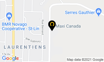 Maxi Canada Inc in Saint-lin-laurentides map