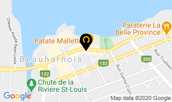 Maxi Minou in Beauharnois map