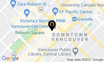 Maxime Inc in Vancouver map