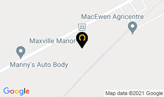 Maxville Manor in Maxville map