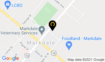 May Funeral Home in Markdale map
