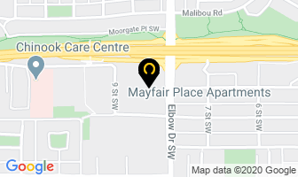 Mayfair Boviz Denture Clinic in Calgary map
