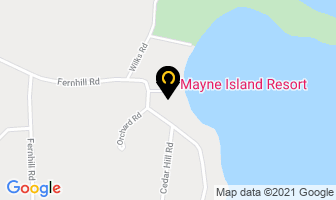 Mayne Island Resort in Mayne Island map