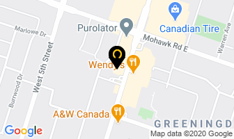 May's Fresh Cut Fries in Hamilton map