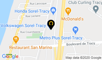 Mazda Sorel-Tracy in Sorel-Tracy map