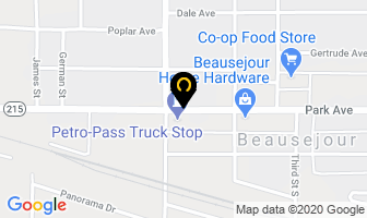 Mazur Paul & Sons in Beausejour map