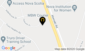 Mbw Courier Inc in Truro map